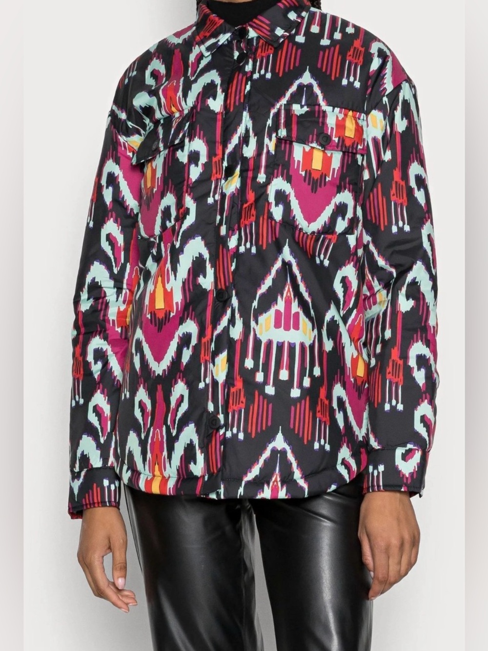 Desigual Christian Lacroix Eliot Printed Overshirt Jacket S NWOT